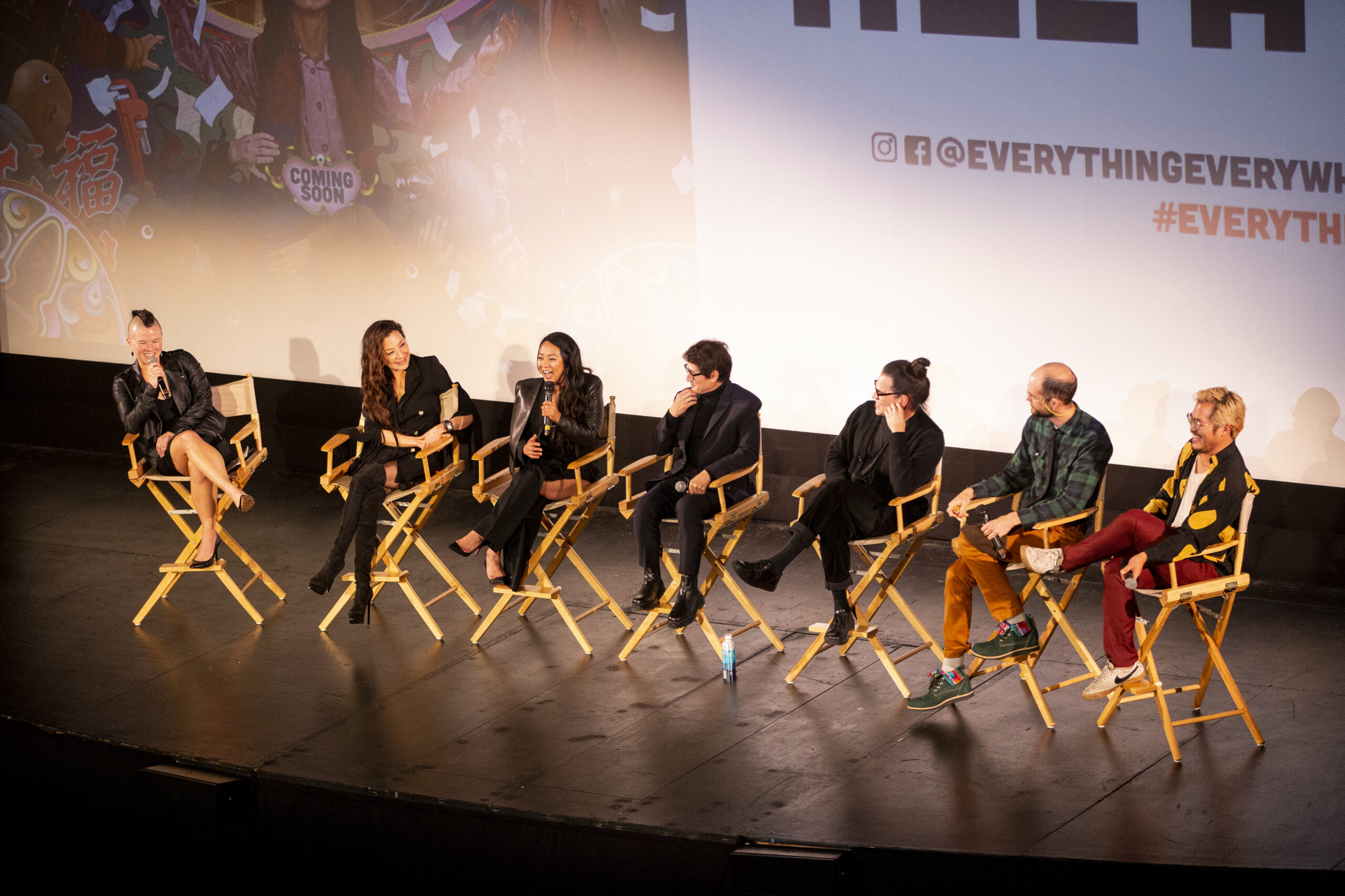 Dana Han-Klein aka THEDHK hosting the San Francisco Premiere of Everything Everywhere All at Once